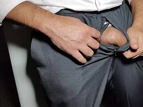 YURI GACHO - 发情的老板当众打飞机射精 - 帅哥在大家面前撸大鸡巴狂射 chinese gay fleshly dick porn