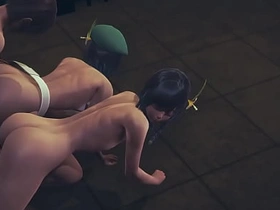 原神耽美-温迪双头龙3P-伪娘跨性别日本动漫游戏同性色情 gay guys porn chinese