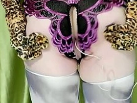 [色猫君] - 可爱猫男穿新蝴蝶内裤试不同肛尾 自慰高潮呻吟 gay chinese jerk porn