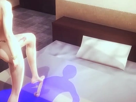 妖艳绿发女装少年惊艳技巧 - 日本亚洲漫画风男同色情 japanese bondage gay porn