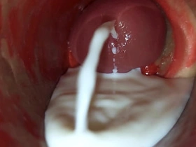 深插阴道内镜头捕捉大量精液喷射ASMR chinese gay africa porn