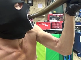 Extremeslut66 喉咙插30厘米，屁眼塞40厘米带神奇玫瑰蕾丝假阳具 hot gay porn studs